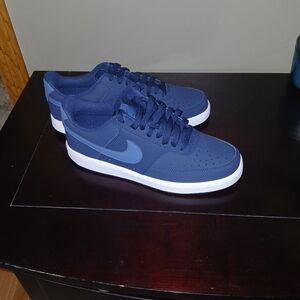 Nike Blue Air Force Ones Sneakers